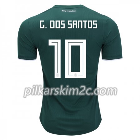 Koszulka Meksyk G.Dos Santos 10 Główna Mistrzostwa Świata 2018 - Koszulki Piłkarskie